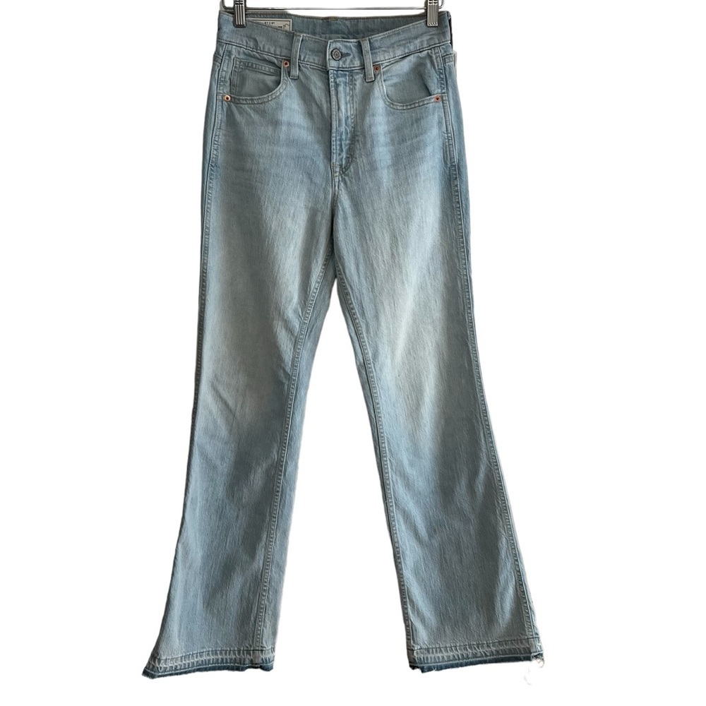 GAP vintage flare high rise light wash denim jeans